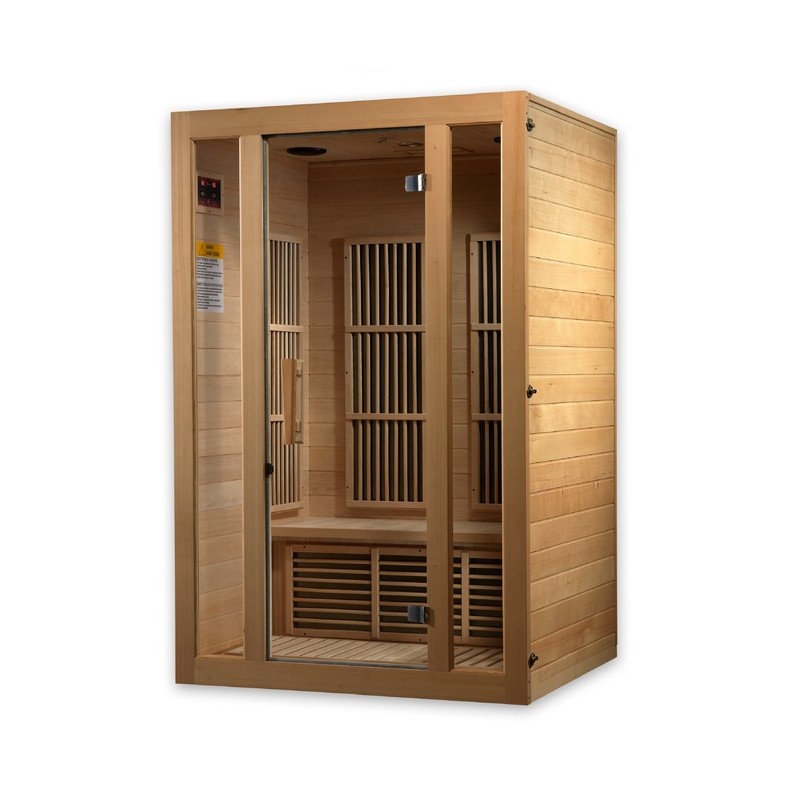 Maxxus Sauna Seattle 2-Person Near Zero EMF FAR Infrared Sauna (MX-J206-01-ZF)