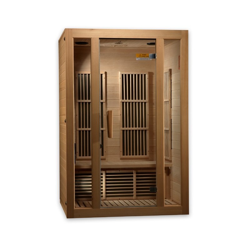 Maxxus Sauna Seattle 2-Person Near Zero EMF FAR Infrared Sauna (MX-J206-01-ZF)