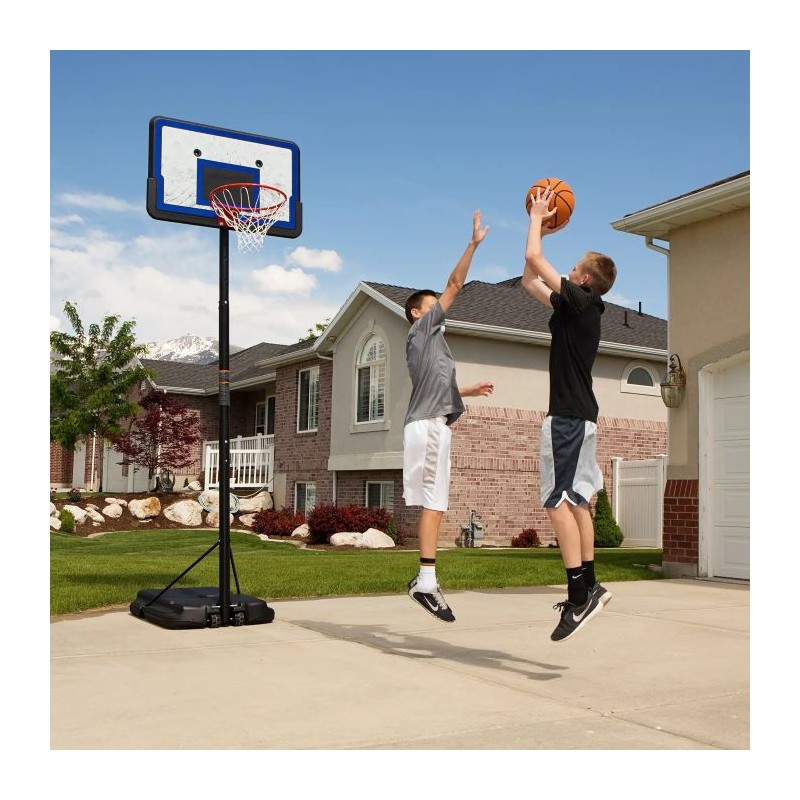 Lifetime 44 Inch Impact Portable Adjustable Basketball Hoop (91329)