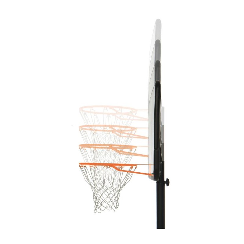 Lifetime 44 Inch Impact Portable Adjustable Basketball Hoop (91329)