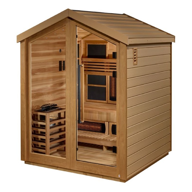 Golden Designs Loviisa 3 Person Hybrid Outdoor Sauna (GDI-8523-01)