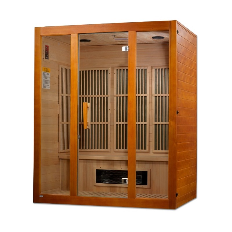 Maxxus 3-Person Low EMF (Under 8MG) FAR Infrared Sauna - (MX-J306-02S)