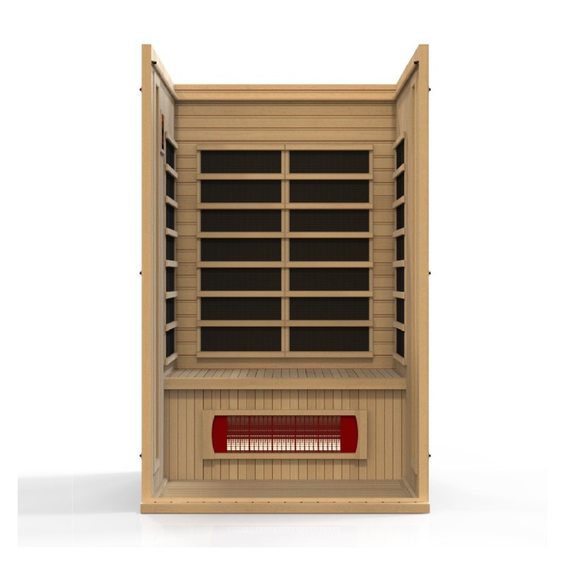 Maxxus 2-Person Low EMF (Under 8MG) FAR Infrared Sauna - (MX-LS2-01)