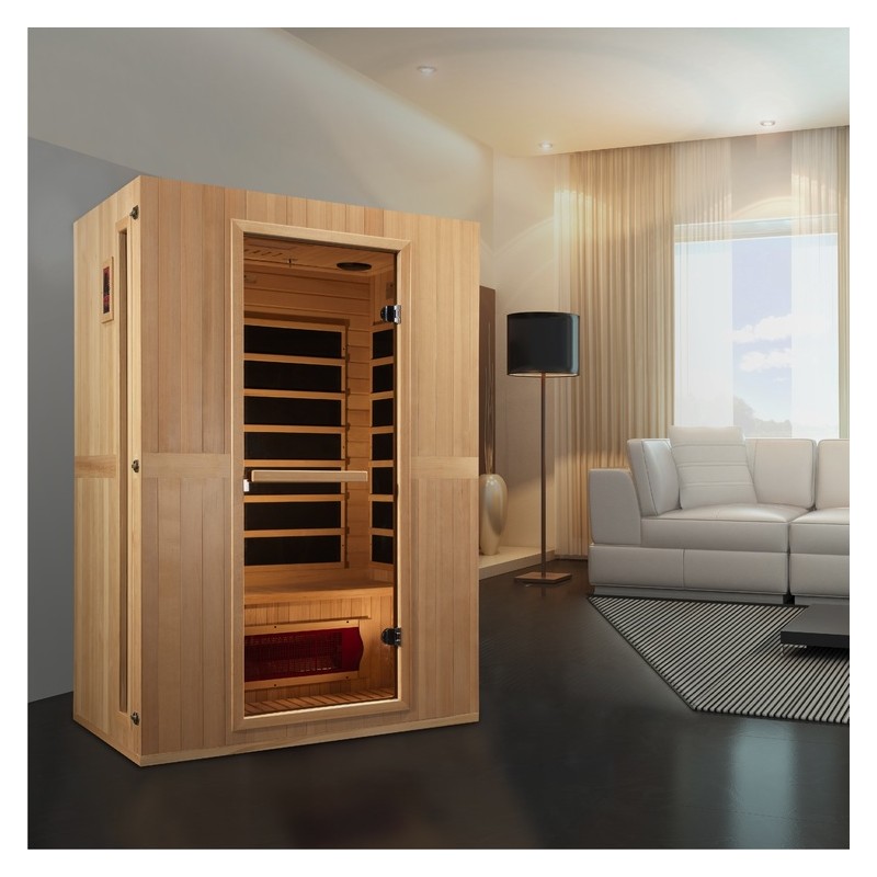 Maxxus 2-Person Low EMF (Under 8MG) FAR Infrared Sauna - (MX-LS2-01)