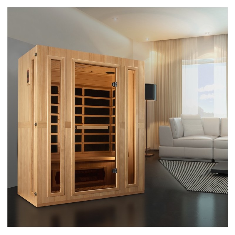 Maxxus 3-Person Low EMF (Under 8MG) FAR Sauna - (MX-LS3-01)