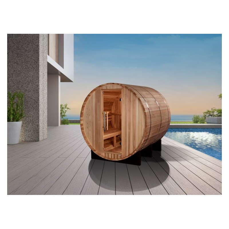 Golden Designs Arosa Barrel Traditional Sauna  (GDI-B004-01)