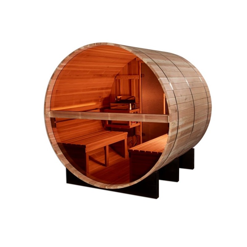 Golden Designs Zurich Barrel Traditional Sauna (GDI-B024-01)