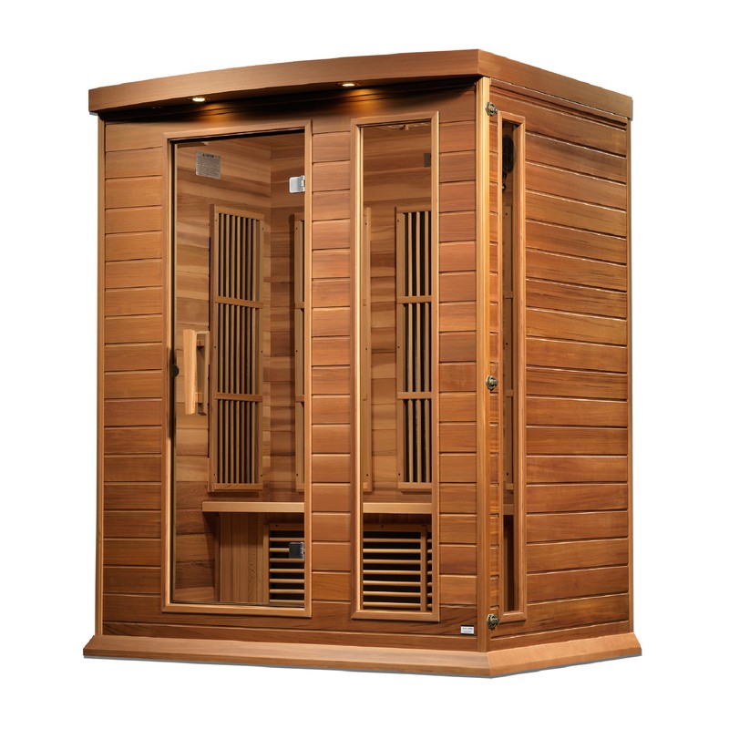 Maxxus 3-Person Low EMF (Under 8MG) FAR Infrared Sauna