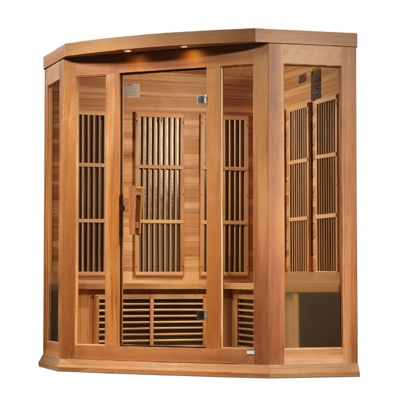 Maxxus 3-Person Corner Low EMF (Under 8MG) FAR Sauna
