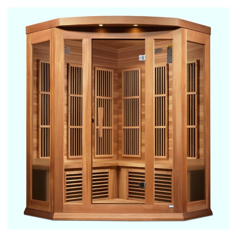 Maxxus 3-Person Corner Low EMF (Under 8MG) FAR Sauna