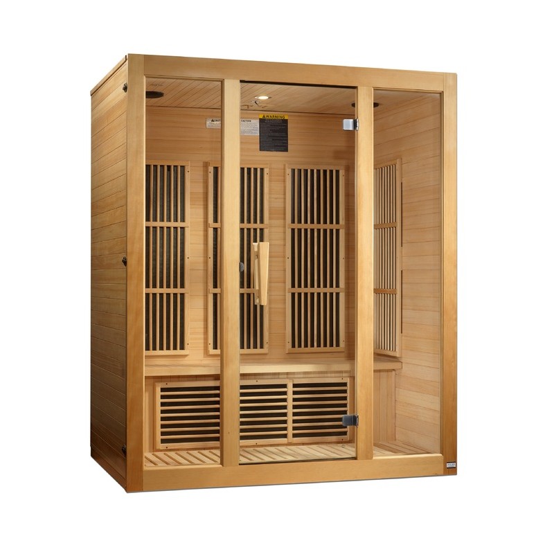 Maxxus Sauna Bellevue 3-Person Near Zero EMF FAR Infrared Sauna (MX-J306-01-ZF)