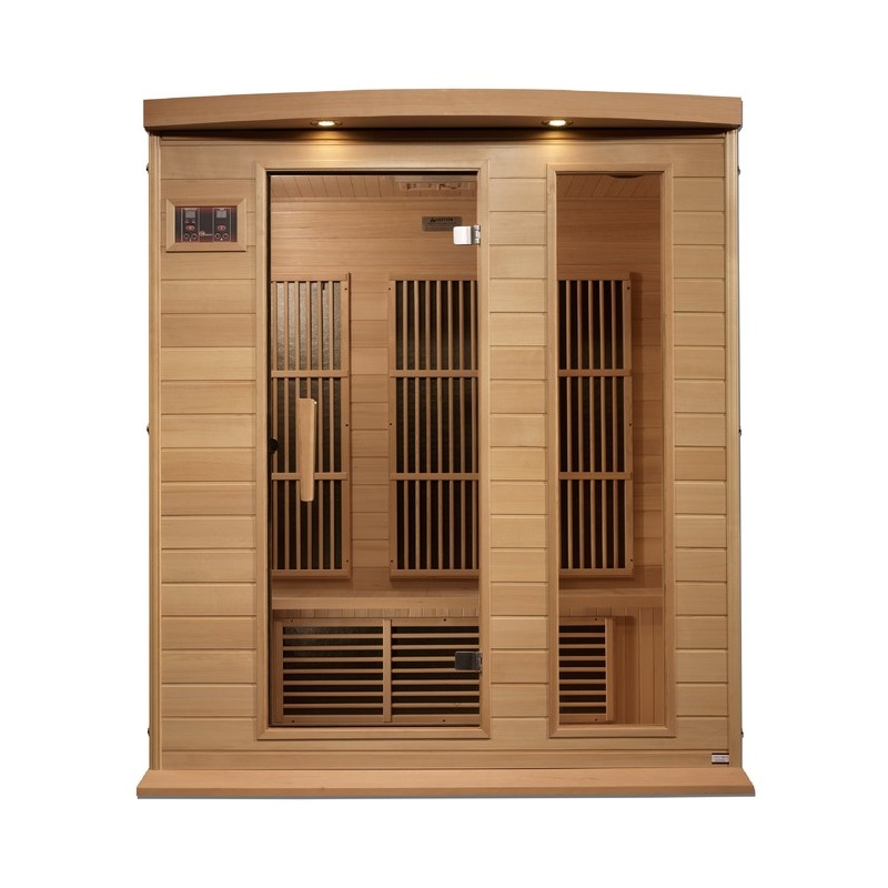 Maxxus Sauna 3-Person Near Zero EMF FAR Infrared Sauna (MX-K306-01-ZF)
