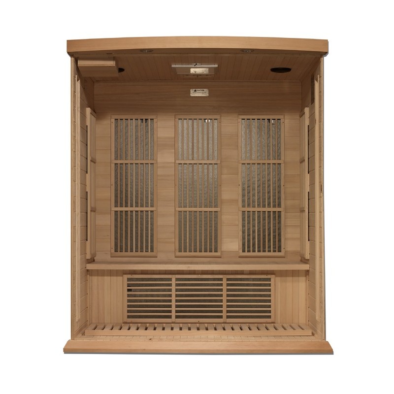 Maxxus Sauna 3-Person Near Zero EMF FAR Infrared Sauna (MX-K306-01-ZF)