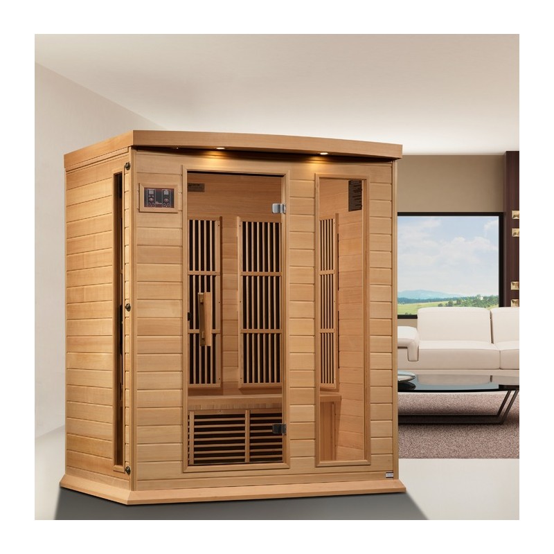 Maxxus Sauna 3-Person Near Zero EMF FAR Infrared Sauna (MX-K306-01-ZF)