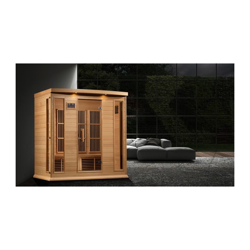 Maxxus Sauna 4-Person Near Zero EMF FAR Infrared Sauna (MX-K406-01-ZF)