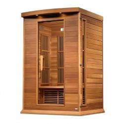 Maxxus Sauna 2-Person Near Zero EMF FAR Infrared Sauna (MX-K206-01-ZF CED)