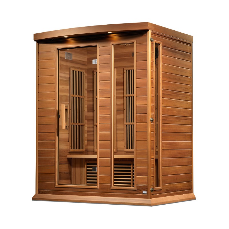 Maxxus Sauna 3-Person Near Zero EMF FAR Infrared Sauna (MX-K306-01-ZF CED)