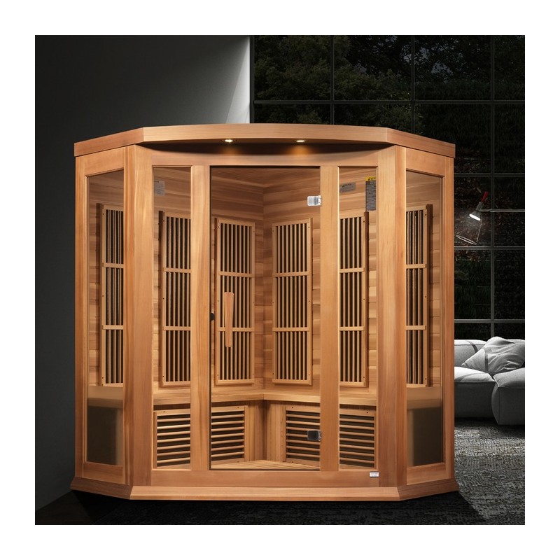 Maxxus Corner Near Zero EMF FAR Infrared Sauna (MX-K356-01-ZF CED)