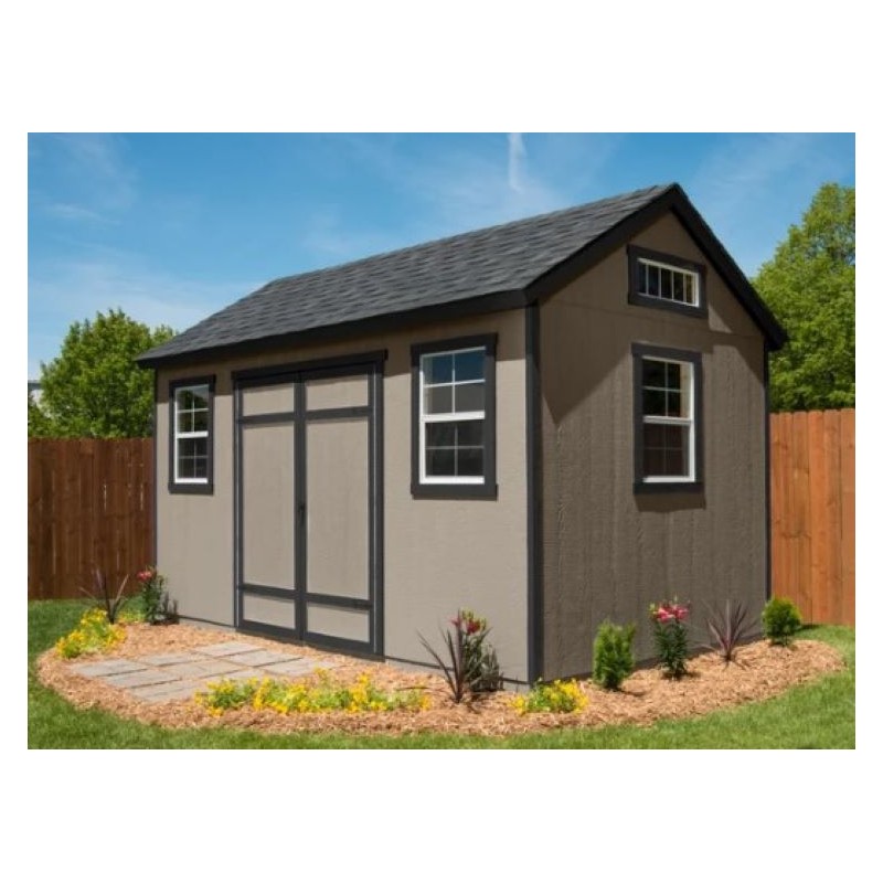 Handy Home Gable 14x8 Wood Storage Shed with Floor (19476-4)
