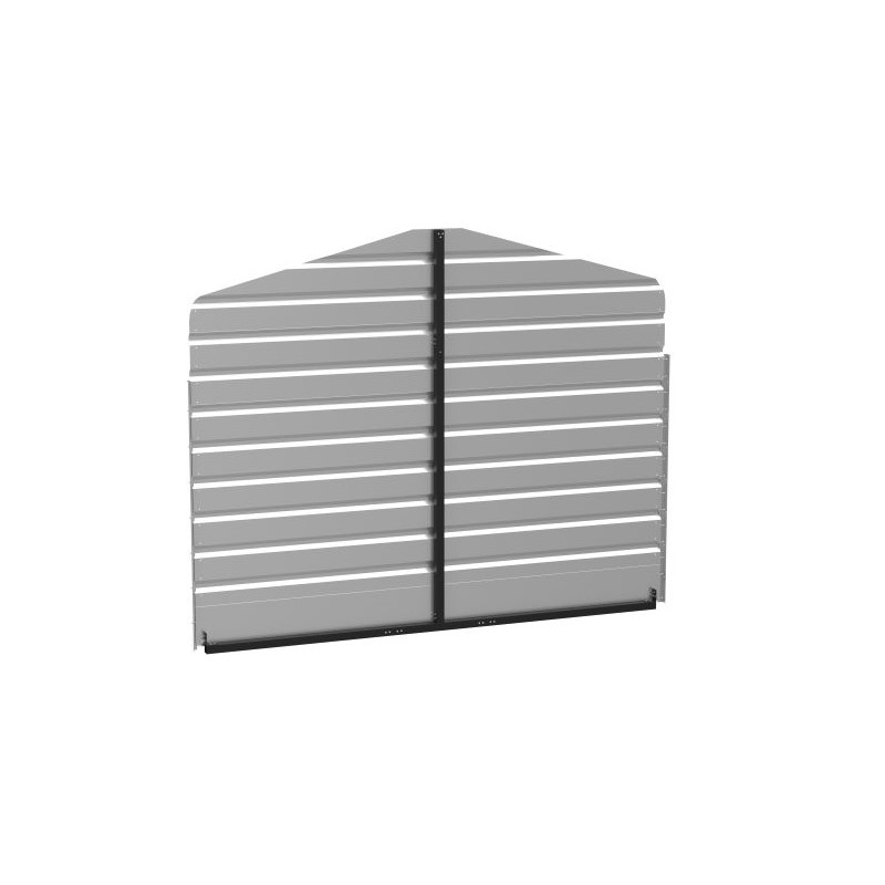 Arrow Steel 10x7 Rear Wall Carport Kit - Eggshell (ECL1007EGXR)