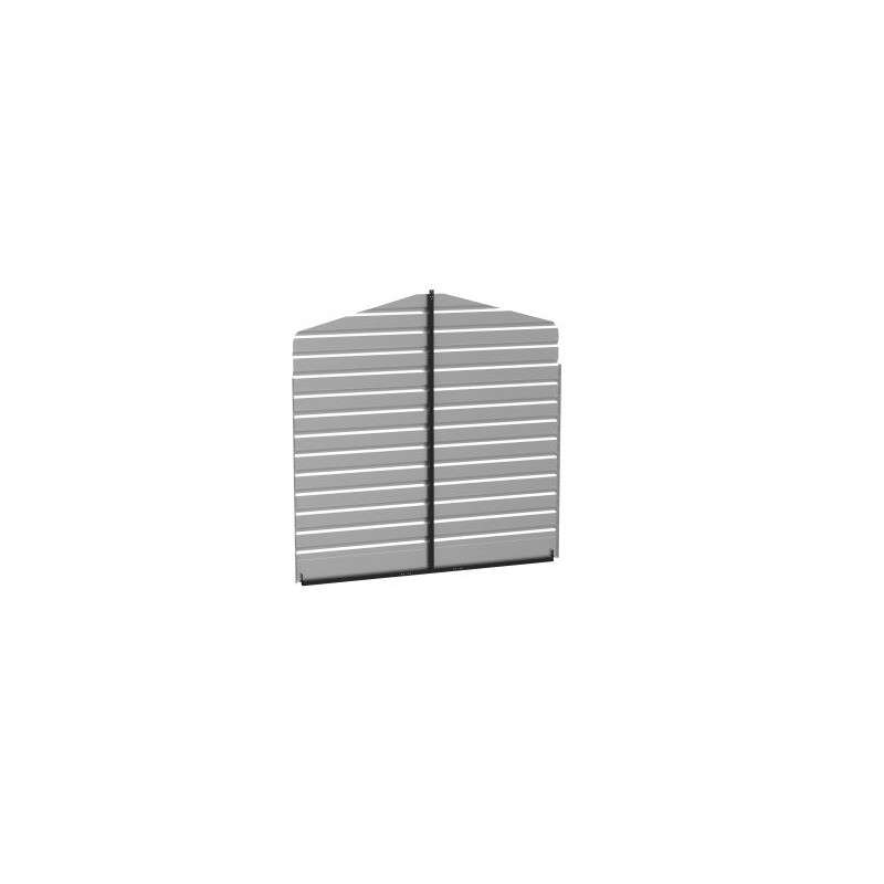 Arrow Steel 10x9 Rear Wall Carport Kit - Charcoal (ECL1009CCXR)