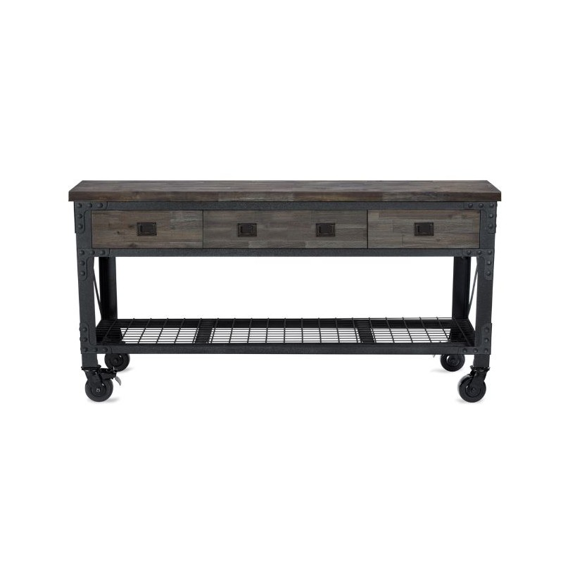 Duramax 72"x24" Industial  Workbench with Wood Top - Espresso  (68001E)