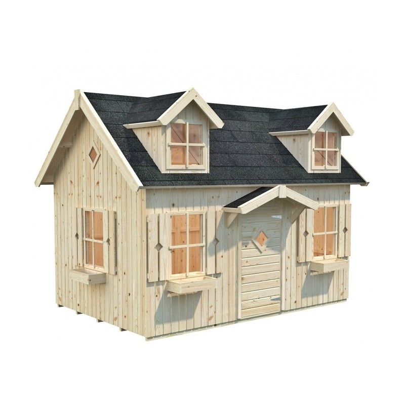 Palmako Marie 9x6 Wood Playhouse Kit (EL16-1929)