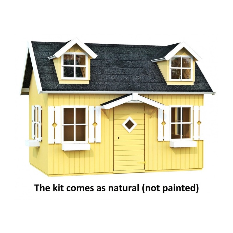 Palmako Marie 9x6 Wood Playhouse Kit (EL16-1929)