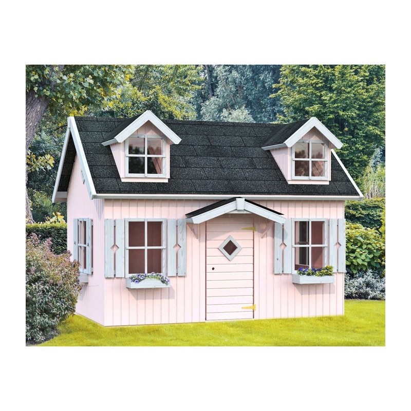 Palmako Marie 9x6 Wood Playhouse Kit (EL16-1929)