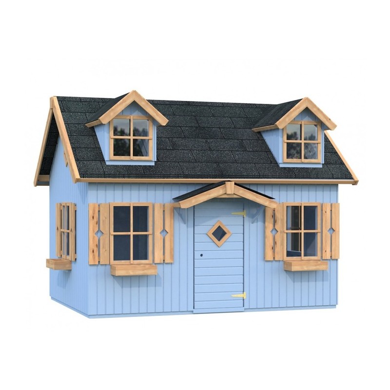 Palmako Marie 9x6 Wood Playhouse Kit (EL16-1929)