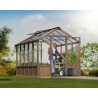 Palram - Canopia Natura 8' x 12' Cedar Greenhouse - Brown (HG5704) Palram - Canopia Natura 8' x 12' Cedar Greenhouse - Brown (HG5704)