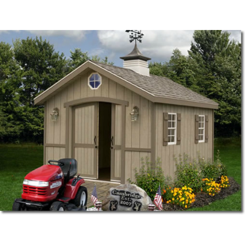 Best Barns Cambridge 10x12 Wood Storage Shed Kit ...