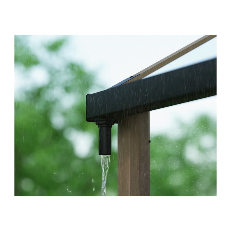 Palram - Canopia Natura 8' x 17' Cedar Greenhouse - Brown (HG5705)