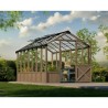 Palram - Canopia Natura 8' x 17' Cedar Greenhouse - Brown (HG5705) Palram - Canopia Natura 8' x 17' Cedar Greenhouse - Brown (HG5705)