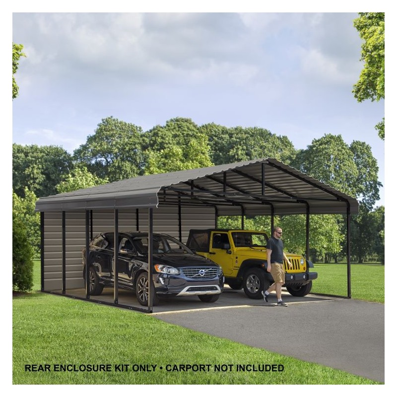 Arrow 20x9 Rear Wall Carport Kit (ECL2009CCXR)