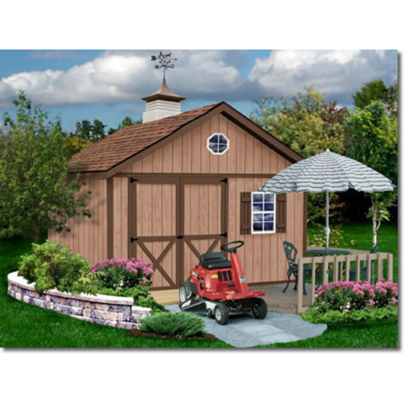 Best Barns Camp Reynolds 16x32 Wood Storage Shed (campreynolds_16x32)