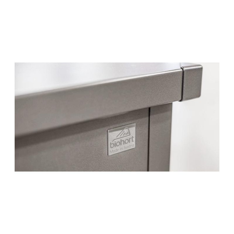 Biohort Leisure Time 120 Gallon Deck Box - Quartz Gray (BIO1008)