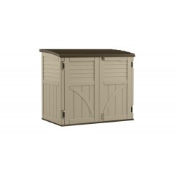 Suncast 4x3 Horizontal Storage Shed with Floor - Sand (BMS3400X)