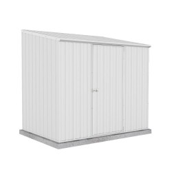 Absco EZI Slider 7x5 Metal Storage Shed - Surfmist (AB1042)