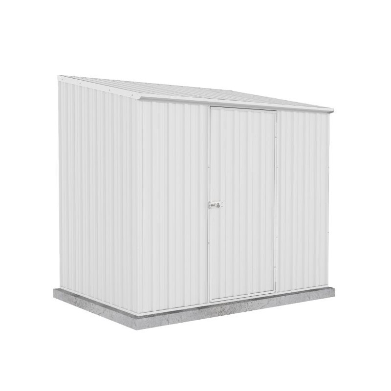 Absco EZI Slider 7x5 Metal Storage Shed - Surfmist (AB1042)
