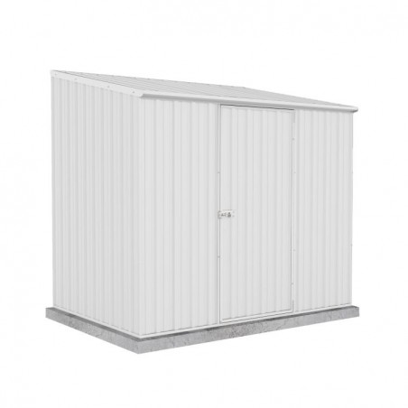 Absco EZI Slider 7x5 Metal Storage Shed - Surfmist (AB1042) Absco EZI Slider 7x5 Metal Storage Shed - Surfmist (AB1042)