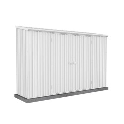Absco Space Saver 10x2.5 Metal Garden Shed - Surfmist (AB1112)