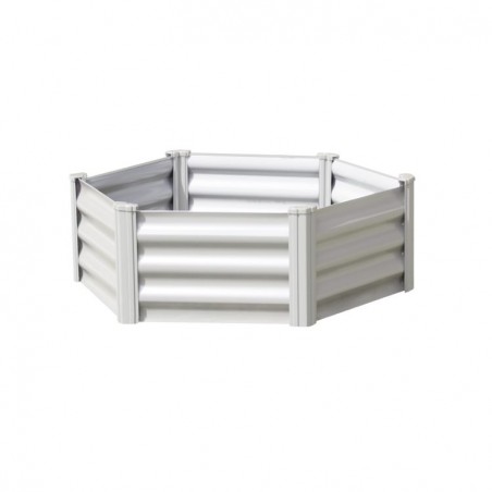 The Organic Garden Co Hakea 3.28x3.28 Metal Hex Garden Bed - Surfmist (AB1315) The Organic Garden Co Hakea 3.28x3.28 Metal Hex Garden Bed - Surfmist (AB1315)