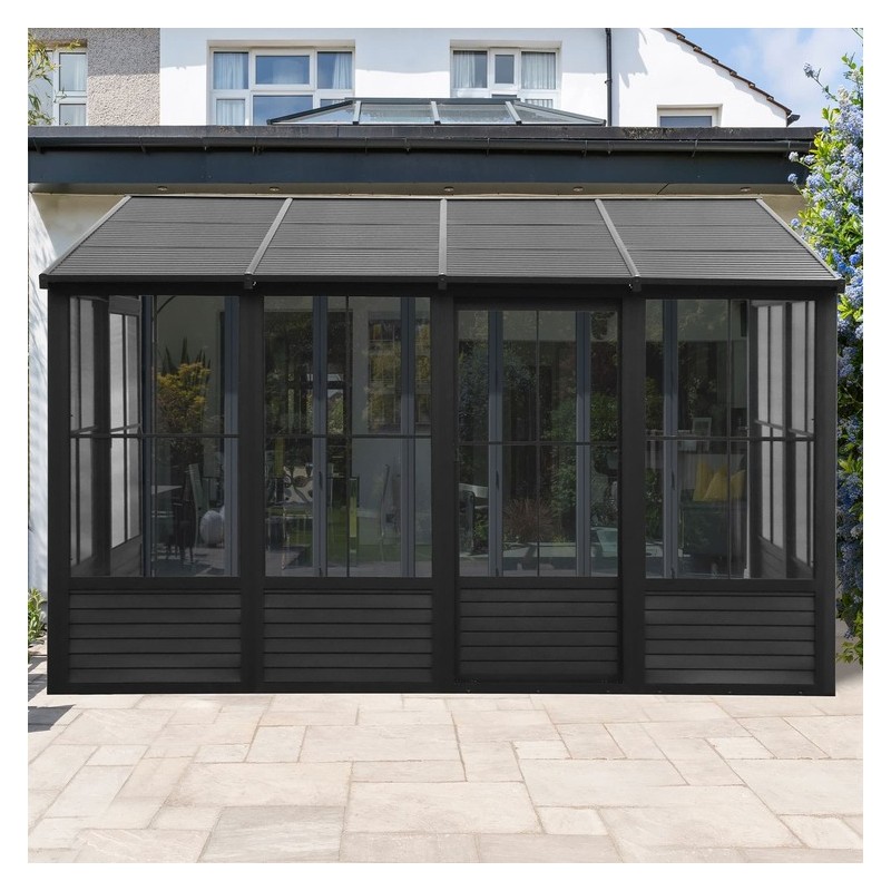 Gazebo Penguin Florence Add-A-Room 8 X 16 in Black (W1608-42)