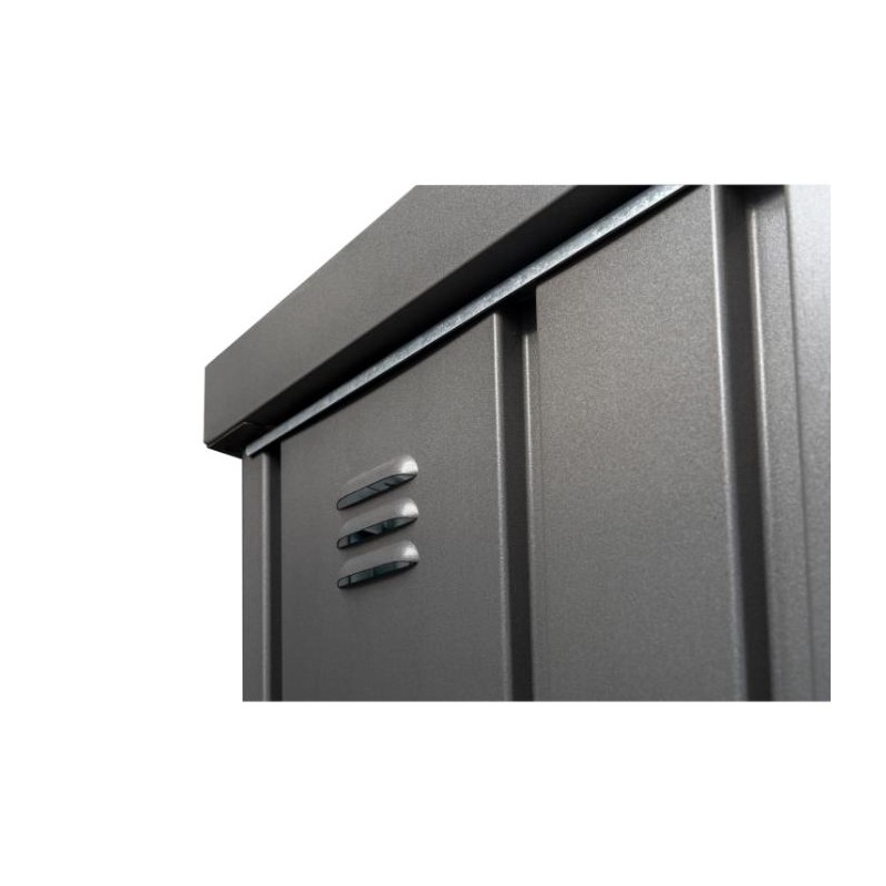 Biohort Equipment Locker 230 XL - 7.5' x 5' x 6' - Dark Gray (BIO1125)