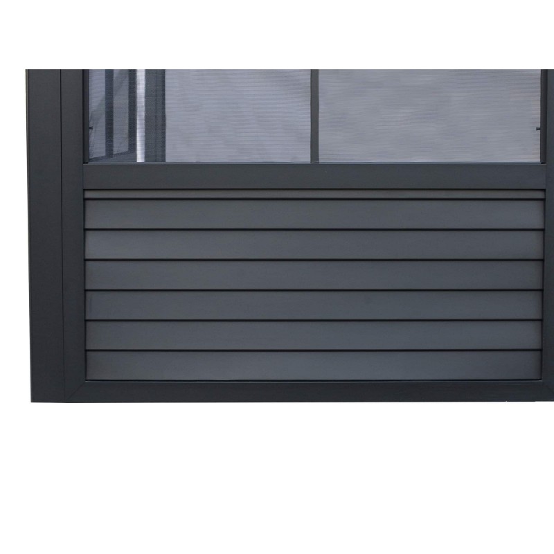 Gazebo Penguin Florence Add-A-Room 10X12 in Black (W1209-42)