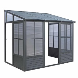 Gazebo Penguin Florence Add-A-Room with Metal Roof 8 X 12 in Black (W1207MR-42)
