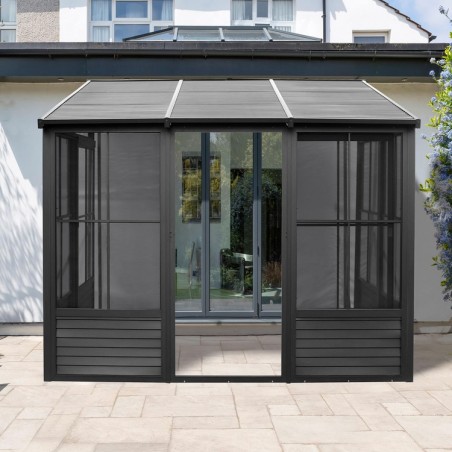 Gazebo Penguin Florence Add-A-Room with Metal Roof 8 X 12 in Black (W1207MR-42) Gazebo Penguin Florence Add-A-Room with Metal Roof 8 X 12 in Black (W1207MR-42)