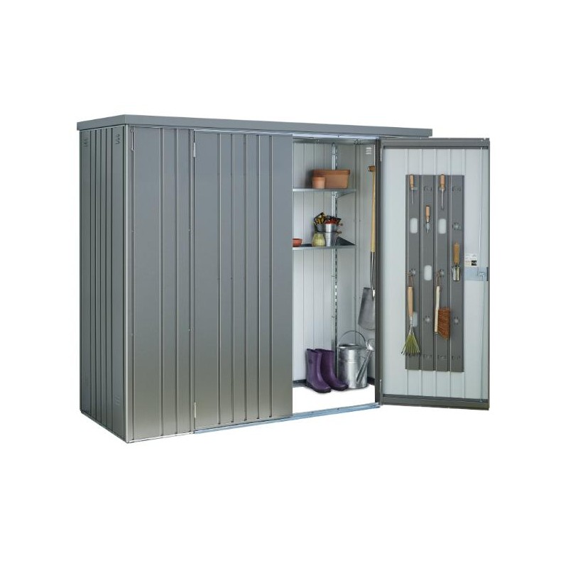 Biohort Equipment Locker 230 - 7.5 x 2.7 x 6 - Quartz Gray (BIO1130)