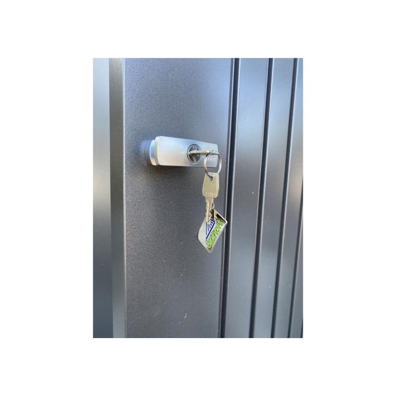 Biohort Equipment Locker 230 - 7.5x2.7x6 with Floor - Gray (BIO1136)